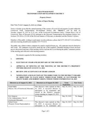thumbnail of Notice of OWNERS Meeting AUGUST 29 2023
